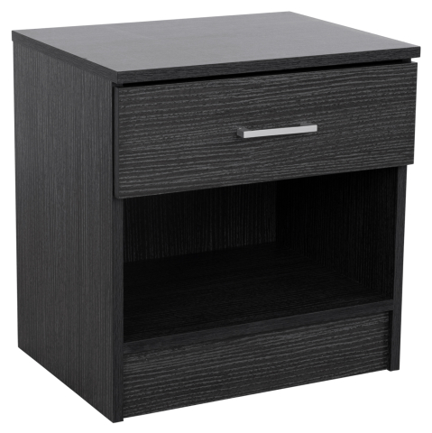 Noptiere - Bedside table with 1 Drawer Zebrano 45x35.5x47cm HM2345.02
