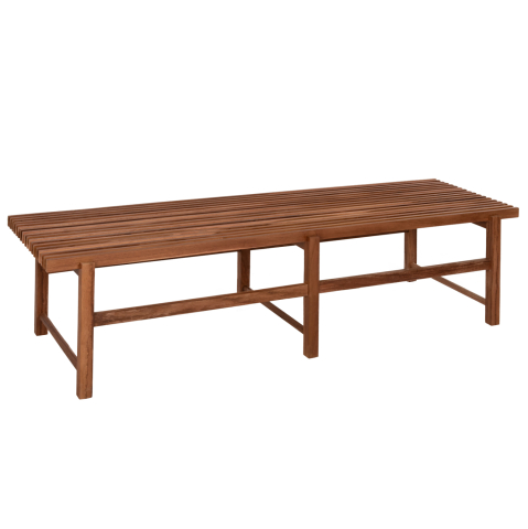 Banci - BENCH 3-SEATER KRON HM9537 TEAK WOOD IN NATURAL COLOR 180x56x46Hcm.