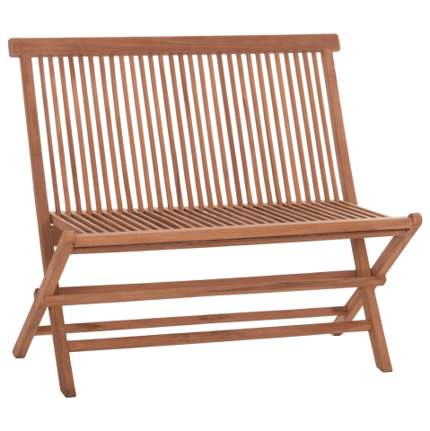 Banci - BENCH KENDALL HM18128 FOLDABLE MADE OF TEAK WOOD IN NATURAL COLOR 100x47x89Hcm.