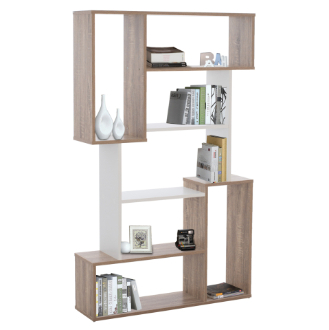 Biblioteci - BOOKCASE SHAY HM8768.01 85X22X140 WHITE