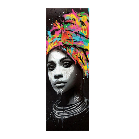 Decoratiuni - CANVAS GIRL WITH TURBAN HM7198.06 80X3X30 cm.