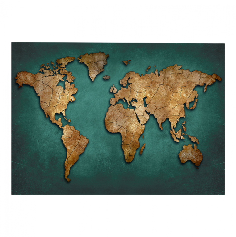 Decoratiuni - CANVAS PAINTING WORLD MAP HM7197.01 100X3X70 cm.