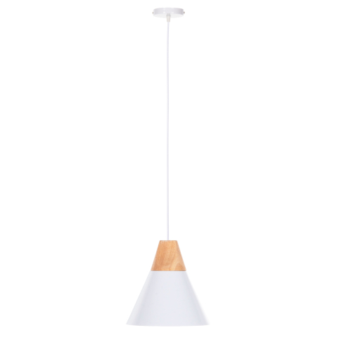 Iluminat - CEILING PENDANT HM4144 WHITE METAL CAP 24,5x24,5x113H cm.