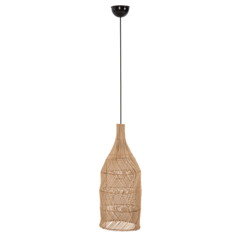Iluminat - CEILING PENDANT LAMP ΗΜ7887 NATURAL RATTAN IN NATURAL COLOR Φ28x163,5Hcm.