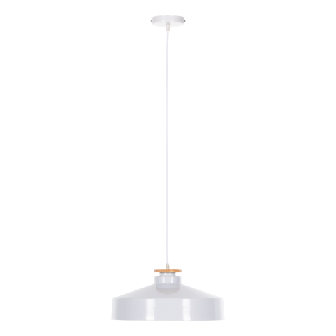 Iluminat - CEILING PENDANT LAMP HM4159.02 WHITE METAL CAP Φ40x116Hcm.