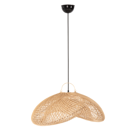 Iluminat - CEILING PENDANT LAMP HM7862 RATTAN IN NATURAL COLOR 62x52x122Hcm.