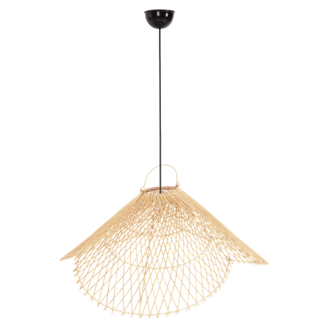 Iluminat - CEILING PENDANT LAMP HM7878.02 RATTAN IN NATURAL COLOR Φ58,5x31Hcm.