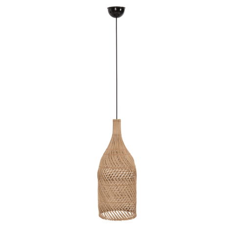 Iluminat - CEILING PENDANT LAMP HM7883 NATURAL RATTAN IN NATURAL COLOR Φ34,5x178Hcm.