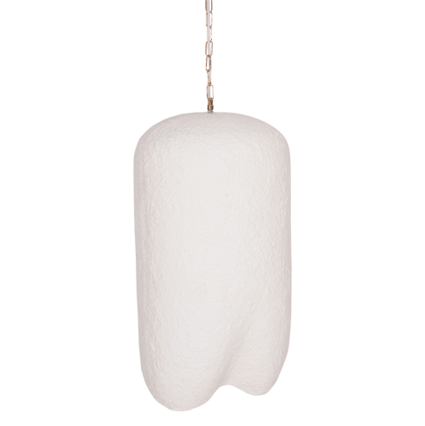 Iluminat - CEILING PENDANT LAMP LOGKY HM4704.02L FIBER CEMENT IN WHITE 35x35x67Hcm.