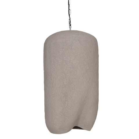 Iluminat - CEILING PENDANT LAMP LOGKY HM4704.03L FIBER CEMENT IN GREY 35x35x67Hcm.