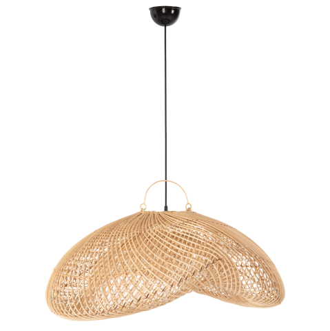 Iluminat - CEILING PENDANT LAMP PERK HM7861 RATTAN IN NATURAL COLOR 100x80x142Hcm.