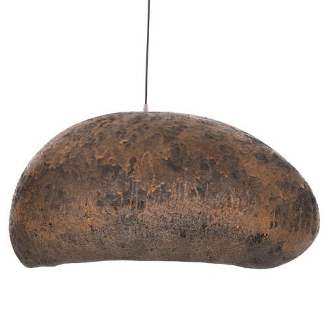 Iluminat - CEILING PENDANT LAMP STONE-LOOK STONER (L) HM4419.03 BROWN/GREY--73x55x40Hcm.