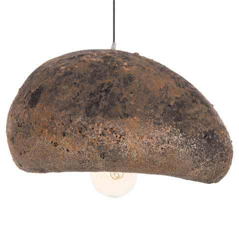 Iluminat - CEILING PENDANT LAMP STONE-LOOK STONER (M) HM4418.03 GREY/BROWN-- 55x45x40Hcm.