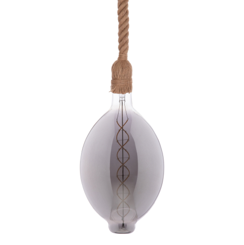Iluminat - CEILING PENDANT LAMP WITH LIGHT BULB HM11927.02--ROPE 1M LONG AND 2cm THICK-E27 SOCKET