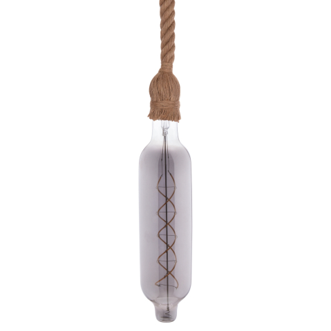 Iluminat - CEILING PENDANT LAMP WITH LIGHT BULB HM11931.02--ROPE 1M LONG AND 2cm THICK-E27 SOCKET