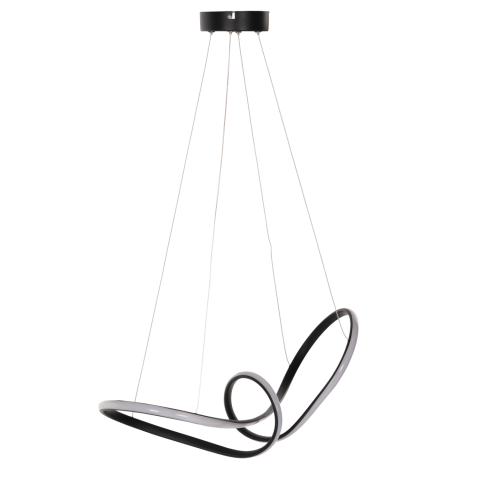 Iluminat - CEILING PENDANT LUMINAIRE HM7522.03 BLACK- LED 52x28x66Hcm.