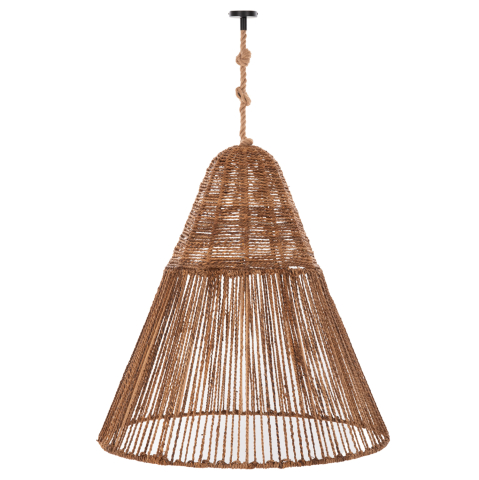 Iluminat - CEILING PENDANT LUMINAIRE SET HM11920 ROPE AND BANANA TREE FIBERS Φ100Χ205H cm.