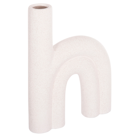Decoratiuni - CERAMIC TABLE DECOR ARCON HM4638.01 OFF WHITE WITH CRYSTALLIZATION 25,5x6x34Hcm.