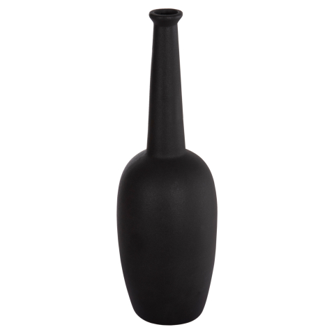 Decoratiuni pentru masa - CERAMIC TABLE DECOR ELENDIL HM4591.02 MATTE BLACK Φ12x39.5Hcm.