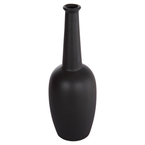 Decoratiuni pentru masa - CERAMIC TABLE DECOR ELENDIL HM4592.02 BLACK MATTE Φ10x30Hcm.