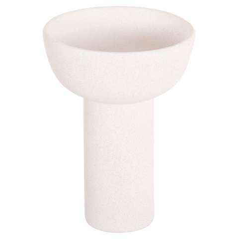 Decoratiuni pentru masa - CERAMIC TABLE DECOR ELENDIL HM4602.01 OFF WHITE WITH CRYSTALLISATION Φ23x32H cm.
