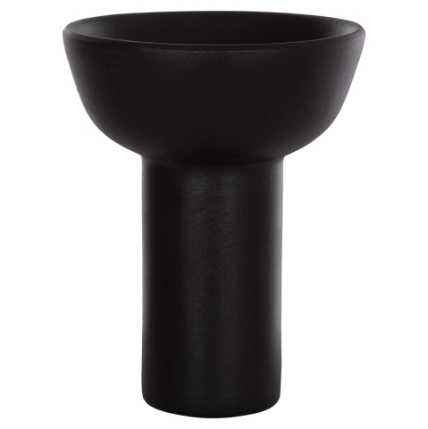 Decoratiuni pentru masa - CERAMIC TABLE DECOR ELENDIL HM4603.02 MATTE BLACK Φ20x26.5Hcm.