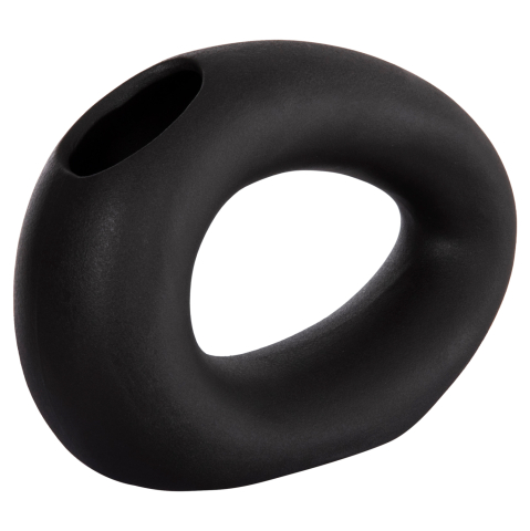 Decoratiuni pentru masa - CERAMIC TABLE DECOR ELLIPTO HM4645.02 BLACK MATTE 23x8x16Hcm.