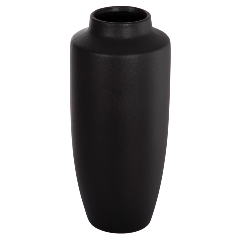 Vaze de podea - CERAMIC TABLE DECOR "GALAD" HM4587.02 BLACK MATTE Φ17,5x40Hcm.