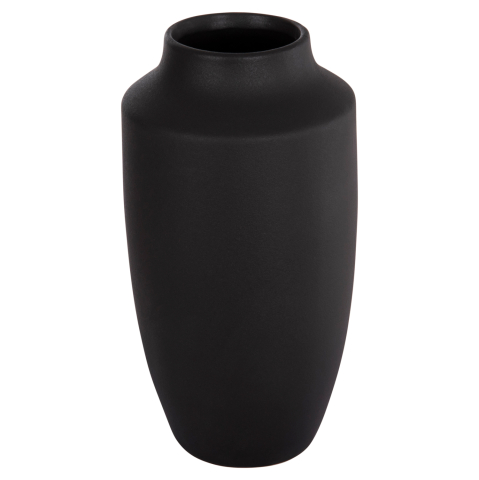 Vaze de podea - CERAMIC TABLE DECOR "GALAD" HM4588.02 BLACK MATTE Φ16x32Hcm.