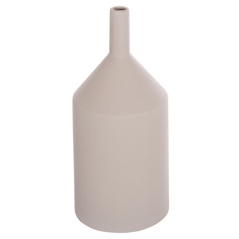 Decoratiuni pentru masa - CERAMIC TABLE DECOR GALAD HM4608.03 GREY MATTE Φ13,5x30,5Hcm.