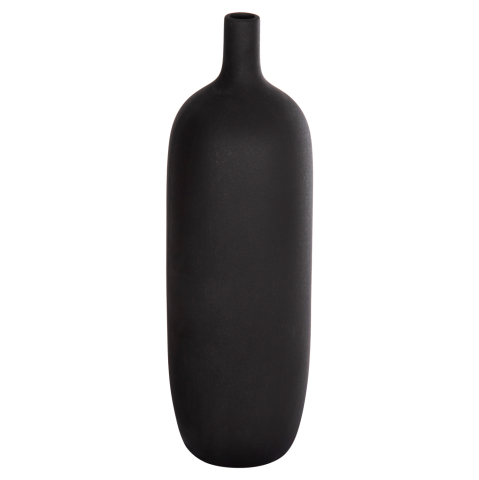 Decoratiuni - CERAMIC TABLE DECOR GALAD HM4623.02 MATTE BLACK Φ18x57Hcm.