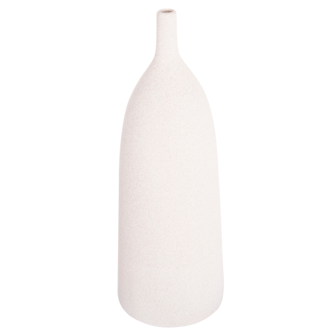 Decoratiuni pentru masa - CERAMIC TABLE DECOR GALAD HM4633.01 OFF WHITE WITH CRYSTALLISATION Φ18x49Hcm.