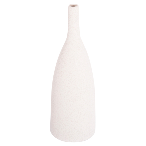 Decoratiuni pentru masa - CERAMIC TABLE DECOR GALAD HM4634.01 OFF WHITE WITH CRYSTALLISATION Φ14x39H cm.