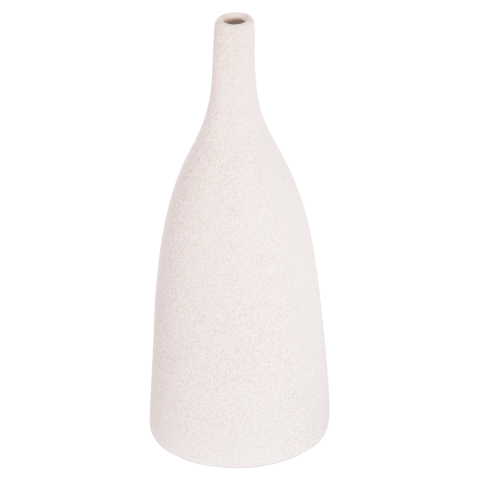 Decoratiuni pentru masa - CERAMIC TABLE DECOR GALAD HM4635.01 OFF WHITE WITH CRYSTALLISATION Φ14x33,5H cm.