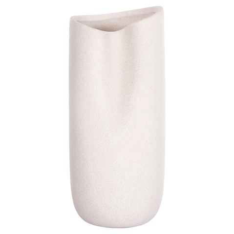 Decoratiuni pentru masa - CERAMIC TABLE DECOR GLAZE HM4606.01 OFF WHITE WITH CRYSTALLISATION 17x16.5x38Hcm.