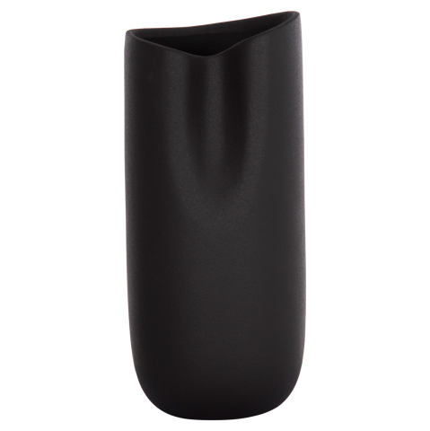 Decoratiuni pentru masa - CERAMIC TABLE DECOR GLAZE HM4606.02 MATTE BLACK 17x16.5x38Hcm.