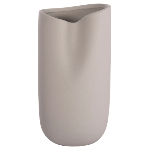 Decoratiuni pentru masa - CERAMIC TABLE DECOR GLAZE HM4607.03 MATTE GREY 15,2x15x30Hcm