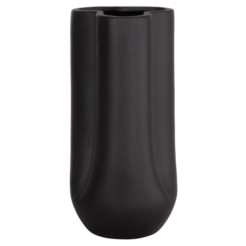 Decoratiuni pentru masa - CERAMIC TABLE DECOR GLAZE HM4612.02 MATTE BLACK Φ14x29Hcm.