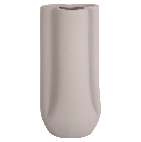 Decoratiuni pentru masa - CERAMIC TABLE DECOR GLAZE HM4612.03 MATTE GREY Φ14x29Hcm.