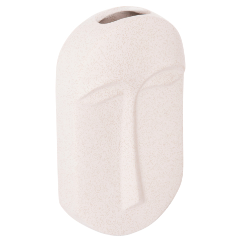 Decoratiuni pentru masa - CERAMIC TABLE DECOR HUMANS FB94586 OFF WHITE WITH CRYSTALLISATION 17x5.5x28Hcm.