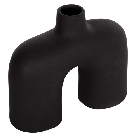 Decoratiuni pentru masa - CERAMIC TABLE DECOR ISIL HM4600.02 MATTE BLACK 27x9,5x22,5Η cm.