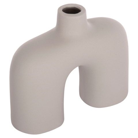 Decoratiuni pentru masa - CERAMIC TABLE DECOR ISIL HM4600.03 MATTE GREY 27x9,5x22,5H cm.