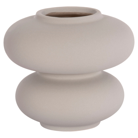 Decoratiuni pentru masa - CERAMIC TABLE DECOR ROOK HM4629.03 MATTE GREY Φ18x17Hcm.