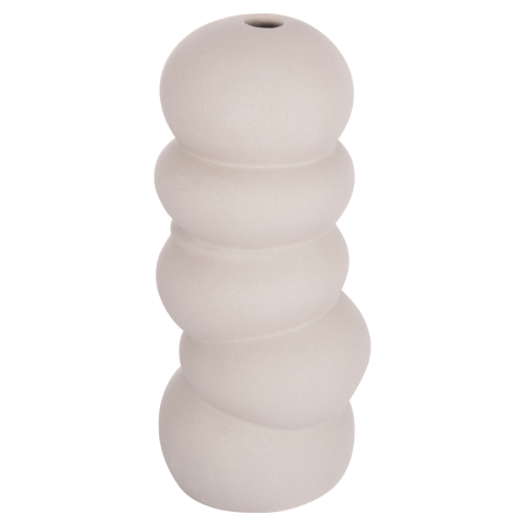 Decoratiuni - CERAMIC TABLE DECOR ROOK HM4630.03 MATTE GREY Φ12x30Hcm.
