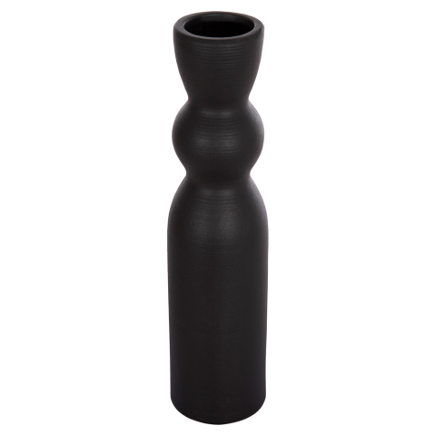 Decoratiuni pentru masa - CERAMIC TABLE DECOR SCEPTER HM4614.02 MATTE BLACK Φ8.5x35Hcm.