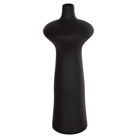 Decoratiuni pentru masa - CERAMIC TABLE DECOR SCEPTER HM4636.02 MATTE BLACK Φ18x49Hcm.