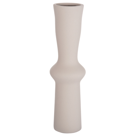 Decoratiuni - CERAMIC TABLE DECOR SCEPTER HM4637.03 MATTE GREY Φ14x50Hcm.