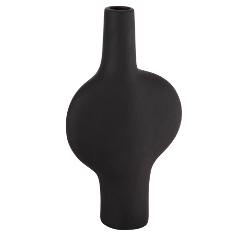 Decoratiuni pentru masa - CERAMIC TABLE DECOR SERIES ARKEN HM4620.02 MATTE BLACK 19x7,5x33,5Hcm.