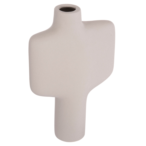 Decoratiuni pentru masa - CERAMIC TABLE DECOR SERIES ARKEN HM4622.03 MATTE GREY 22x8x34.5Hcm.