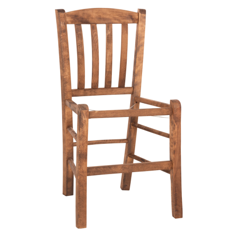 Scaune - CHAIR MONTE HM5588.01 BEECH WOOD IMPREGNATED IN WALNUT COLOR 40x41x87Hcm.FRAME ONLY